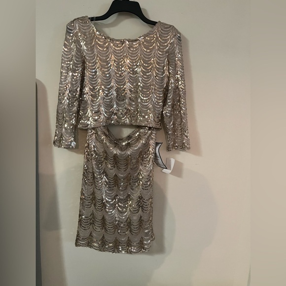 Crystal Doll Sequin Dress Set NWT - Picture 3 of 6